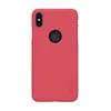 Maska Nillkin Super Frosted Shield za iPhone XS Max 6.5 in crvena (sa otvorom za logo)
