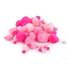 Pom-poms mešanica velikosti - roza