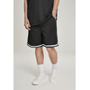 Premium Stripes Mesh Shorts Black