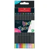 BOJE DRVENE 12BOJA TROKUTASTE BLACK EDITION NEON PLUS PASTEL FABER-CASTELL 116410 BLISTER