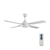 Lucci air 212898 - LED prigušiva ventilator MOONAH 1xGX53/21W/230V bela + daljinski upravljač