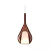 Ideal Lux - Luster na sajli KALIQUE 1xE27/42W/230V, prečnik 18 cm, zadimljena bakarna boja