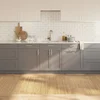 Tepih pravokutni svijetli prirodni 100 x 400 cm od bambusa