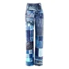 Winshape Hlače CUL105C modra/voda/moder denim