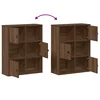 Regal za knjige boja hrasta 60x24x76,5 cm konstruirano drvo