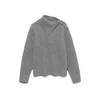 VERO MODA Pulover VMHAZEL siva