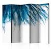 artgeist Paravan Sapphire Feathers I, 5-Delni, Dvostranski
