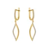 DIAMANT LETERNEL Uhani Ohrringe aus 585 Gelbgold rumena