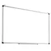 Northix Magnetna tabla s stojalom in aluminijastim okvirjem, 70 x 50 cm, bela