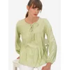 Bigdart Bluza Blusen pastelno zelena