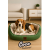 Paws & Whiskers Krevet za ljubimce Coco Summer, 60x70x10 cm, Zeleni