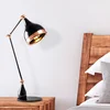 Opviq Stona lampa E27 Max 40W, Crno-Bakar
