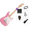 Fender Squier Sonic Stratocaster HT H MN SET 2 Flash Pink Električna kitara