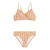 ONEILL Bikini dimno modra/svetlo rumena/marelica/bela