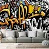 Tapeta grafiti na opečnati steni - 147x99
