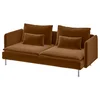 SÖDERHAMN Sofa trosed, Alhamn tamna žutosmeđa