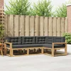 Set vanjskih sofa s jastukom 3 pcs Bijela i antracit Poliester