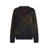 Barbour Pulover marine/temno zelena/vinsko rdeča