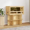 Osnovica za terarij s policom Smeđa 80 x 40 x 50 cm OSB
