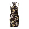 Versace Jeans Couture Obleka pueblo/črna/bela