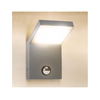 Brilagi - LED spoljašnje zidno svetlo sa senzorom RIANO LED/8W/230V srebrno