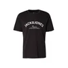 Jack & Jones Premium Majica JPRBLATOMMY črna / bela