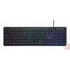 Gembird KB-UML3-02, rainbow backlight multimedia keyboard, US, USB, black