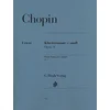CHOPIN note: piano SONATA IN C-MOLL OP.4