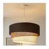 Brilagi - Luster na sajli TRIO 3xE27/60W/230V, prečnik 60 cm, braon/bež/bela