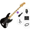 Fender Squier Classic Vibe 70s Jazz Bass MN SET 2 Black Električna bas kitara