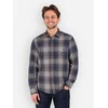 REELL Alvar Check Shirt grey