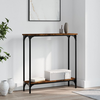Konzolni stol boja hrasta 75 x 22,5 x 75 cm konstruirano drvo