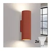 Brilagi - LED zidno svetlo CRESTO 2xGU10/10W/230V 20 cm crvena