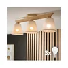 Brilagi - LED Plafonski luster ANTHONY 3xE14/40W/230V hrast/bež