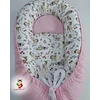 Bubamara037 Gnezdo za bebe Bambi, Roze-Belo
