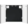 Kabinet za mete ZWOLLE Crna 52,5 x 10,5 x 57,5 cm
