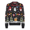 BLEND Pulover BHMATEO CHRISTMAS mornarska/zelena/rdeča/bela