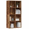 Ormar za knjige staro drvo 66x30x130 cm konstruirano drvo