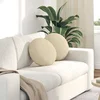 Jastučići za sjedenje 2 pcs Krema O40 x 13 cm tkanina