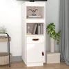 Visoka komoda bijela 34 x 40 x 108,5 cm od masivne borovine