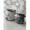 Aberto Design Set Mirisnih sveća 43ST, Sivo-beli