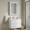 HANAH HOME Kupatilski ormarić sa umivaonikom i ogledalom (2 komada) Nest 71 v2 539