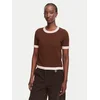 Luisa Spagnoli Pulover Casilda 100505 Rjava Regular Fit