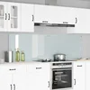 Kuhinjski zid 2 pcs Bijelo 100 x 60 cm Staklo otporno na udarce