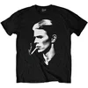 David Bowie Majica Smoke Unisex Black L