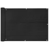 shumee vidaXL Vrtna pregrada iz HDPE 75x600 cm antracitna