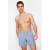 Trendyol Light Blue Basic Standard Size Swim Shorts