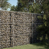 Gabionska košara s poklopcem 100x100x150 cm pocinčano željezo