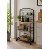 Hanah Home stalak za kafe aparat Forma, 80 cm, crni