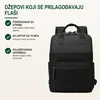 Bruno Poslovni ranac Pioneer, Odeljak za laptop, 15, Crni